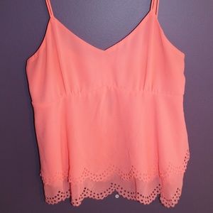Coral Pink Layer Tank